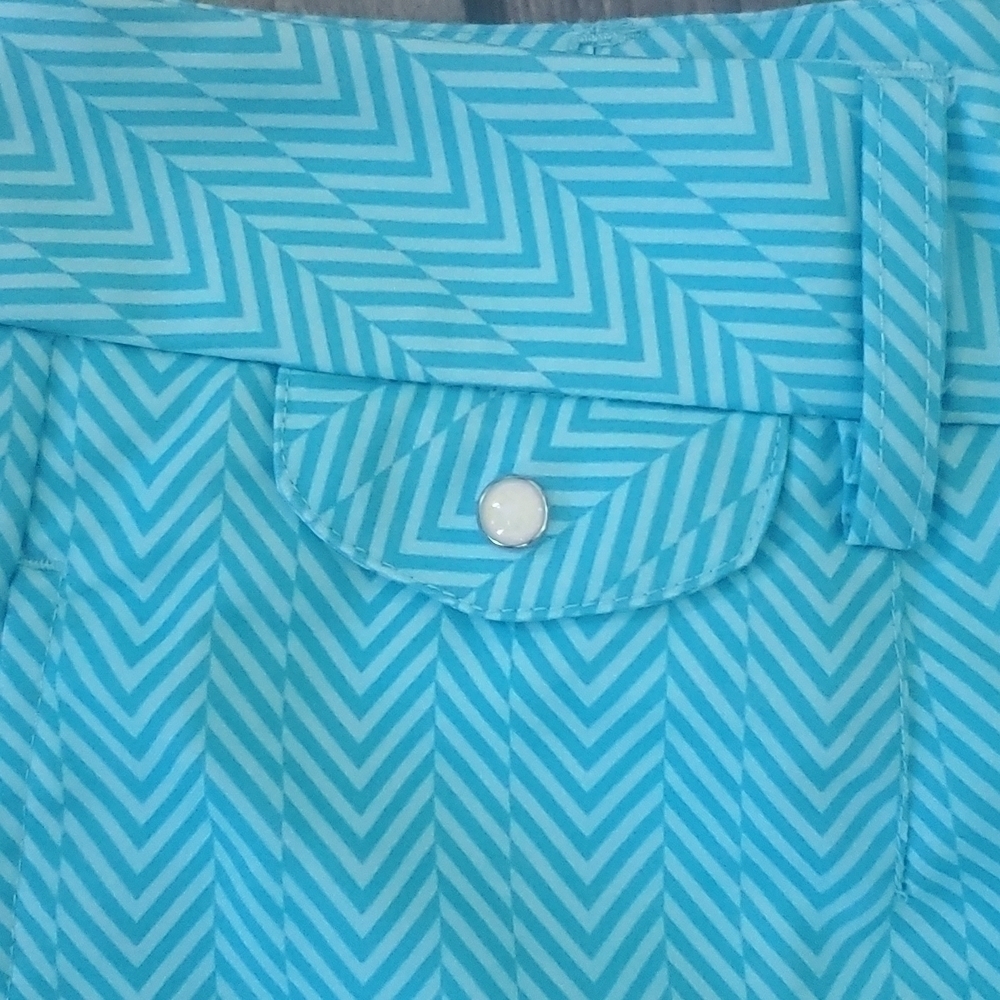 Ladies Teal/Turquoise Puma Golf Shorts Sz 4 - Picture 3 of 6